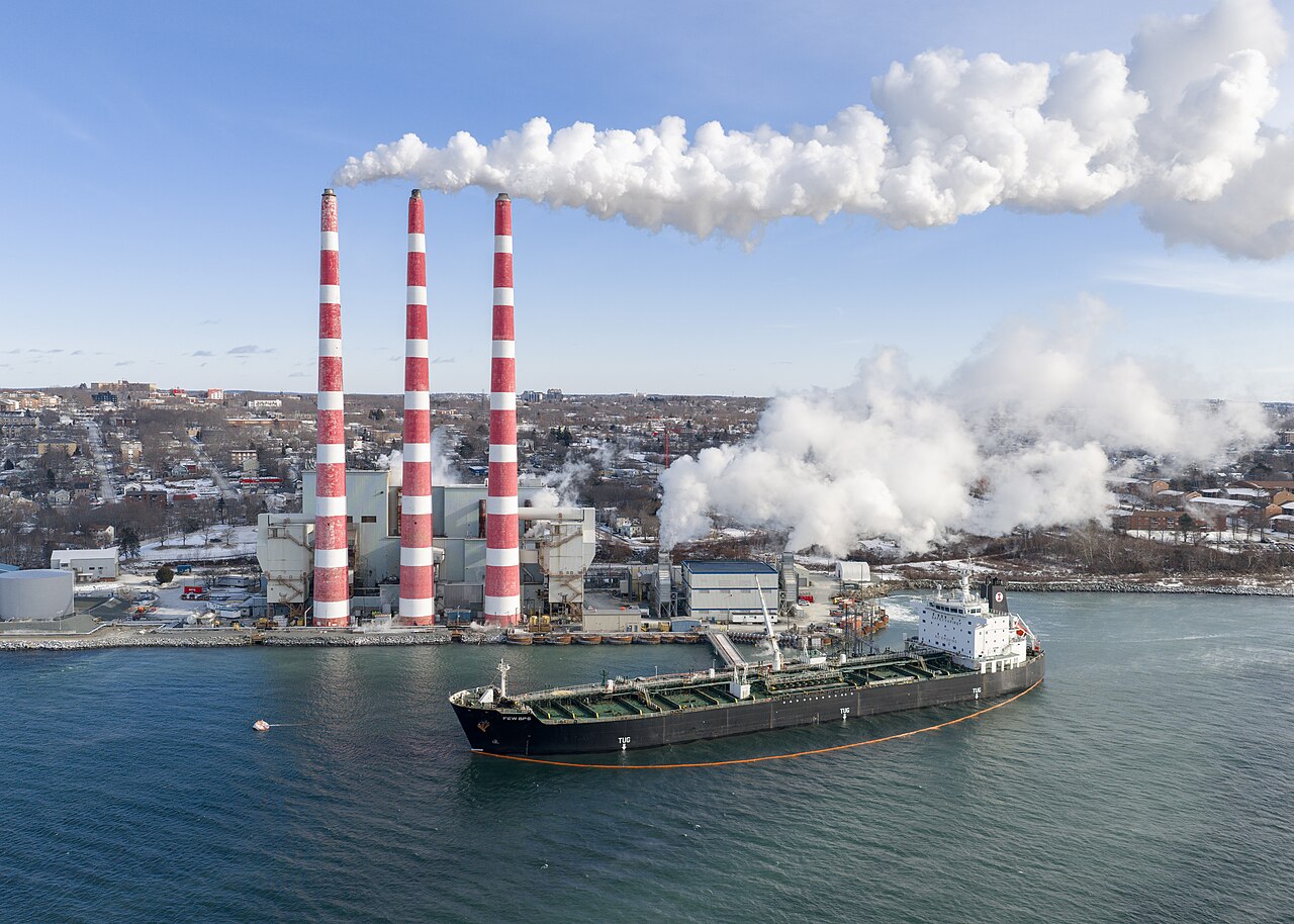 Tufts Cove generating station on Halifax Harbour