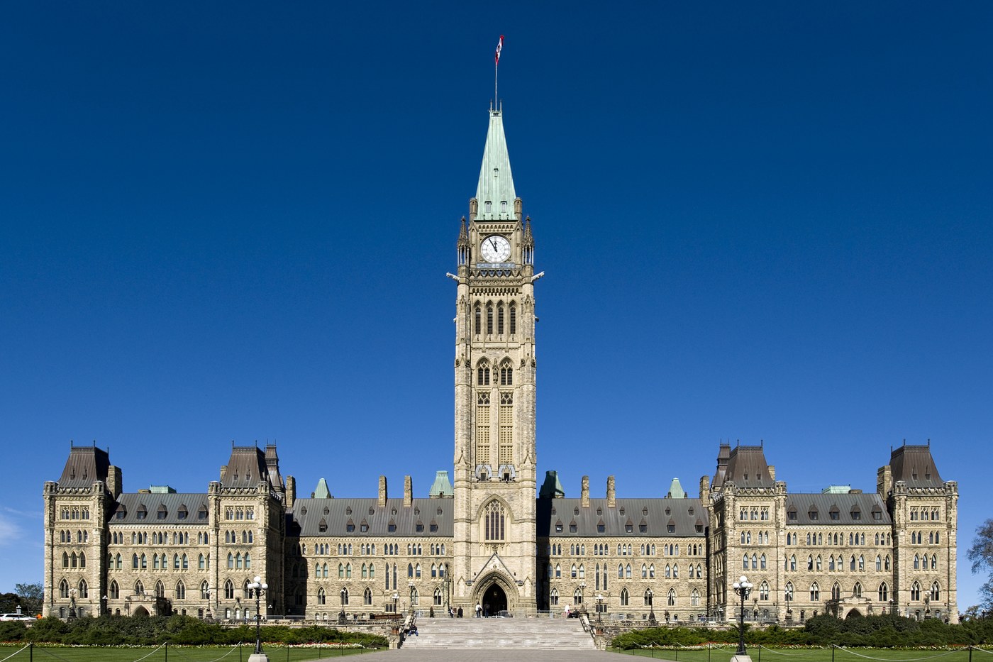 Centre Block and the Peace Tower on Parliament Hill